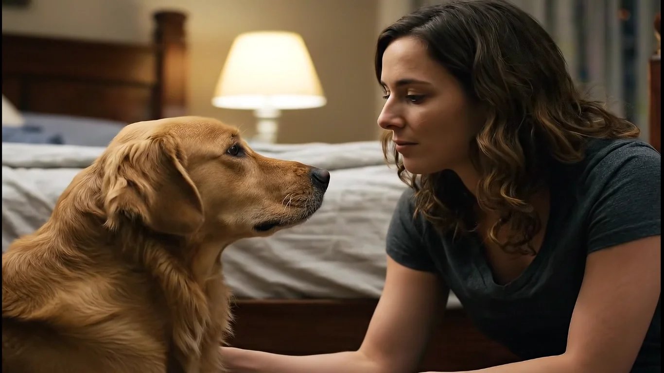 Mara and Echo share an intimate moment